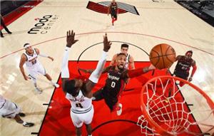2021年6月4日NBA季后赛开拓者vs掘金第6场录像视频回放 掘金126-115开拓者总比分4-2晋级