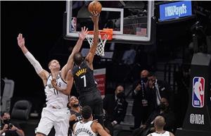 2021年6月8日NBA季后赛篮网vs雄鹿第2场录像视频回放 篮网125-86大胜雄鹿总比分2-0
