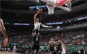 2021年6月14日NBA季后赛篮网vs雄鹿第4场录像视频回放 篮网96-107雄鹿总比分2-2