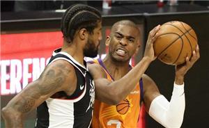 2021年6月25日NBA季后赛快船vs太阳第3场录像视频回放 快船106-92太阳总比分1-2