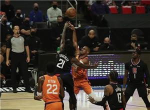 2021年7月1日NBA太阳vs快船第6场比赛录像视频回放 太阳130-103快船总比分4-2进总决赛